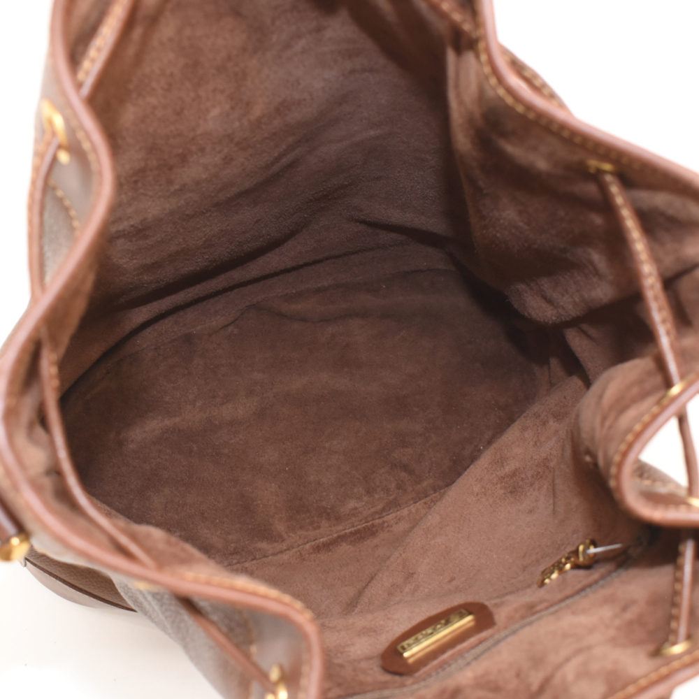 Gucci Drawstring Shoulder Bag Interlocking Gg Lea… - image 7